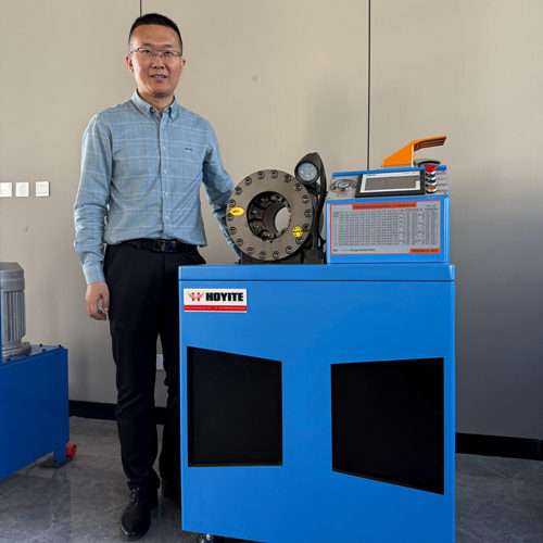 HYT-51B-Touch Screen hose crimping machine