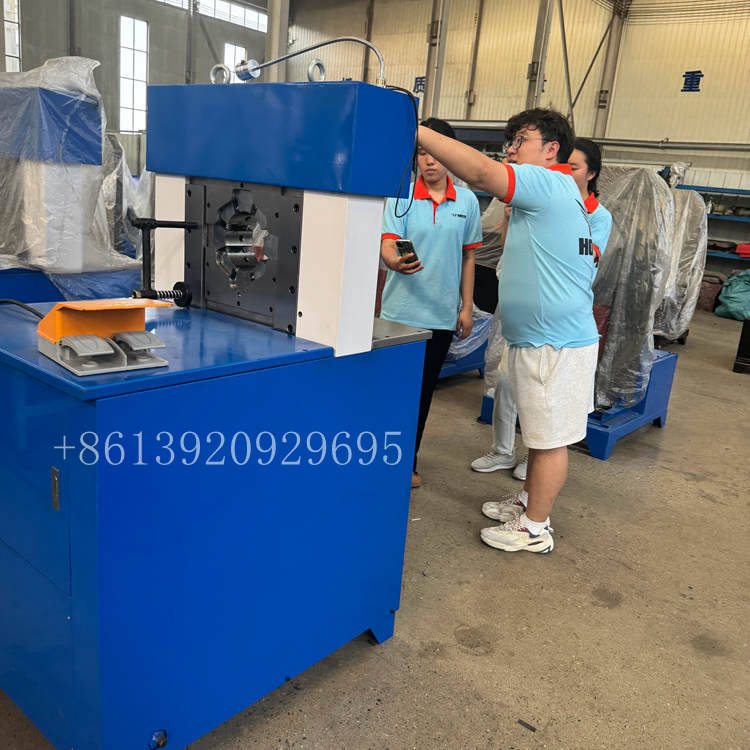 Fully automatic 3 inch hose crimping machine