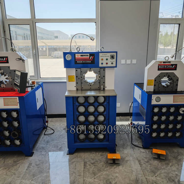 Fully automatic 3 inch hose crimping machine