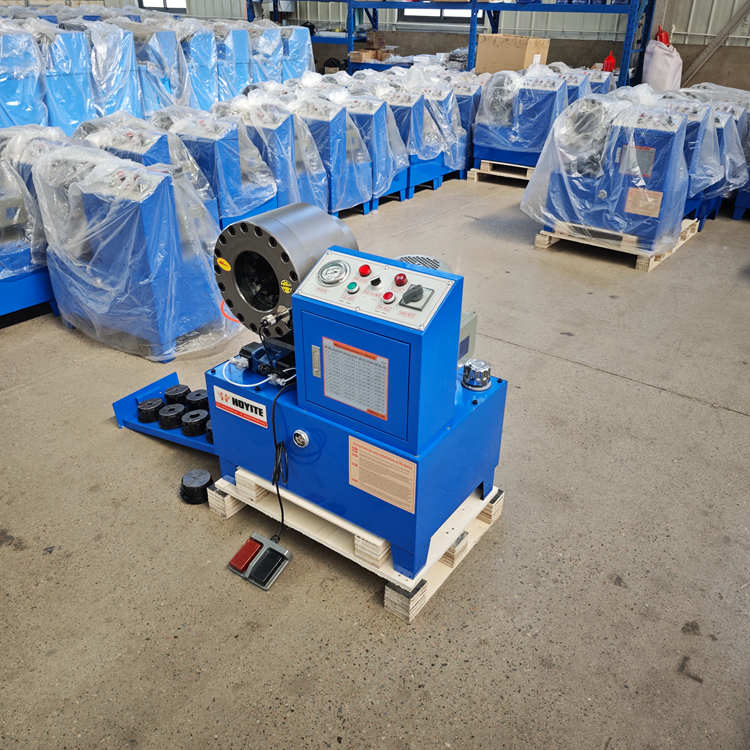 rubber hose crimping machine factory show